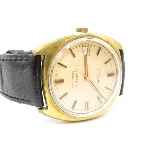 116 - Bulova Ambassador automatic watch running