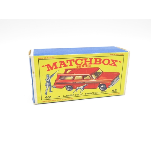 134 - Matchbox 42 Studebaker Station Wagon as new MIB