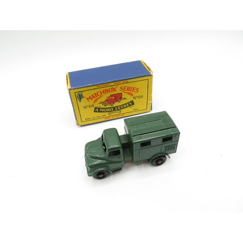 142 - Matchbox Army Wireless Truck 68 as new MIB