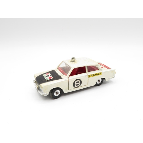 143 - Dinky Ford Cortina rally car good condition - slight box damage