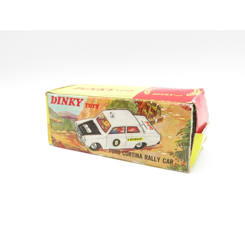 143 - Dinky Ford Cortina rally car good condition - slight box damage