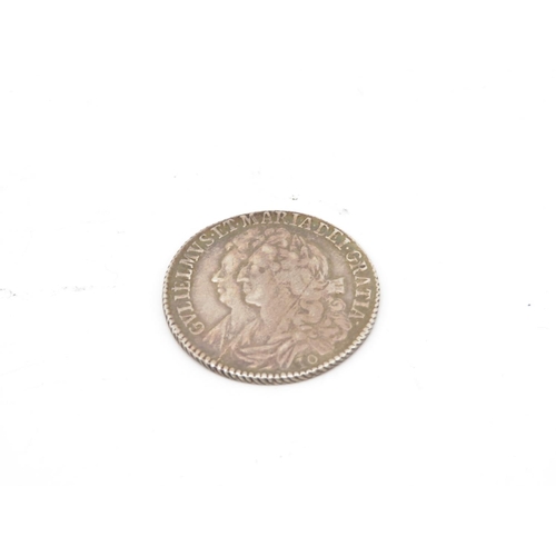 318 - William and Mary 1692 10shilling  thought to be Scottish Mint