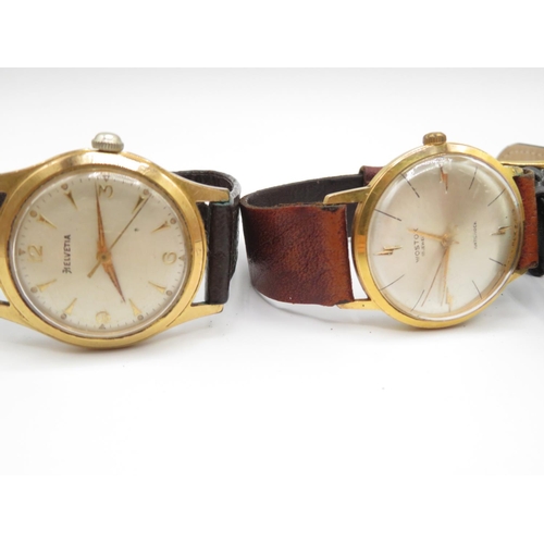 99 - 4x hand wind wristwatches