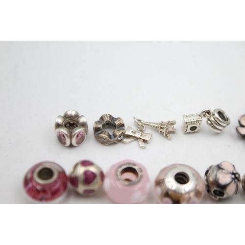 301 - 12 X Sterling Silver Charms Inc. Pandora (33g)