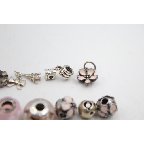 301 - 12 X Sterling Silver Charms Inc. Pandora (33g)