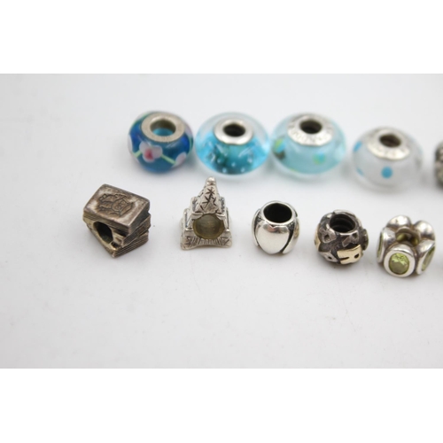 313 - 12 X Sterling Silver Pandora Charms (36g)