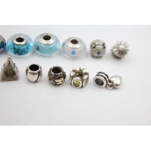 313 - 12 X Sterling Silver Pandora Charms (36g)