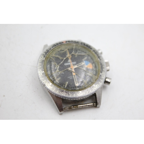 413 - Chronosport gents vintage circa 1970s chronograph wristwatch handwind - spares and repairs chronogra... 