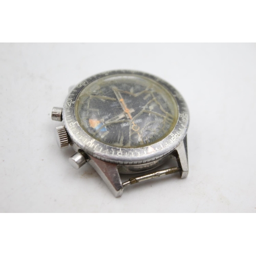 413 - Chronosport gents vintage circa 1970s chronograph wristwatch handwind - spares and repairs chronogra... 