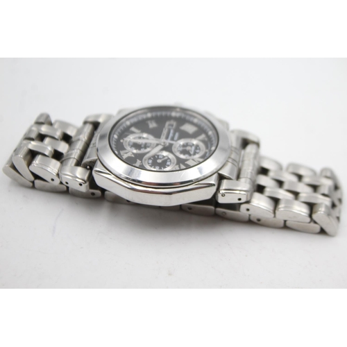 414 - Seiko ref 7762-OEWO gents quality quartz chronograph wristwatch working - N.B.F bracelet required a ... 