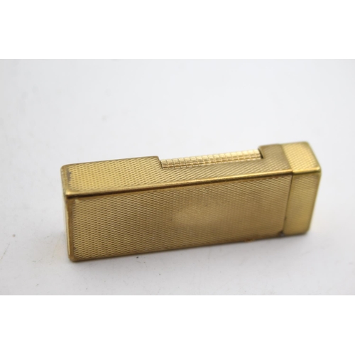 467 - DUNHILL Gold Plated Rolagas Cigarette LIGHTER Swiss Made (74g)