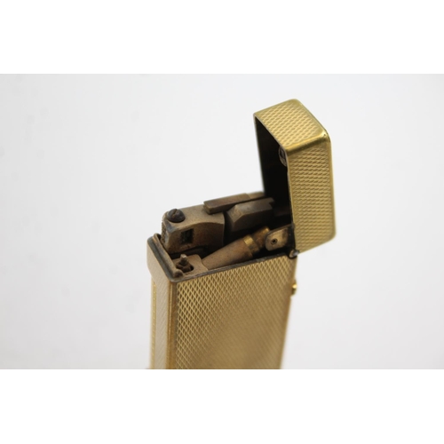 467 - DUNHILL Gold Plated Rolagas Cigarette LIGHTER Swiss Made (74g)