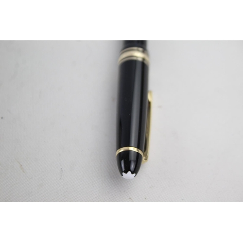 501 - MONTBLANC Meisterstuck Black BALLPOINT Pen / Biro WRITING Boxed - KW1333538