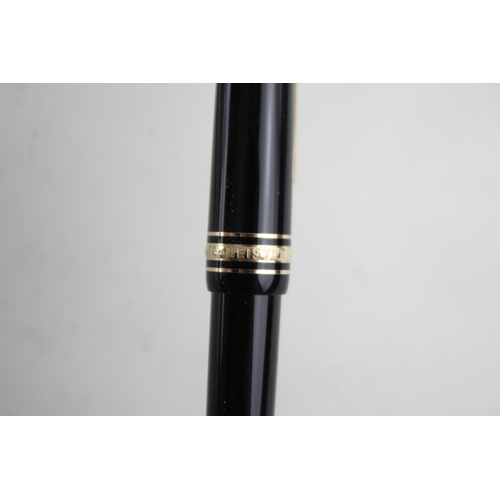 501 - MONTBLANC Meisterstuck Black BALLPOINT Pen / Biro WRITING Boxed - KW1333538