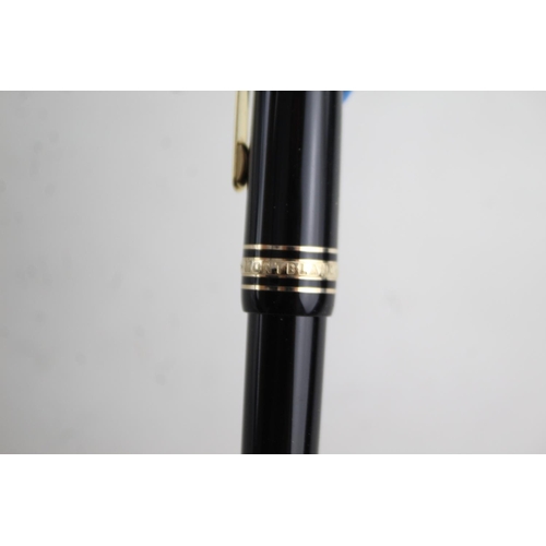 501 - MONTBLANC Meisterstuck Black BALLPOINT Pen / Biro WRITING Boxed - KW1333538