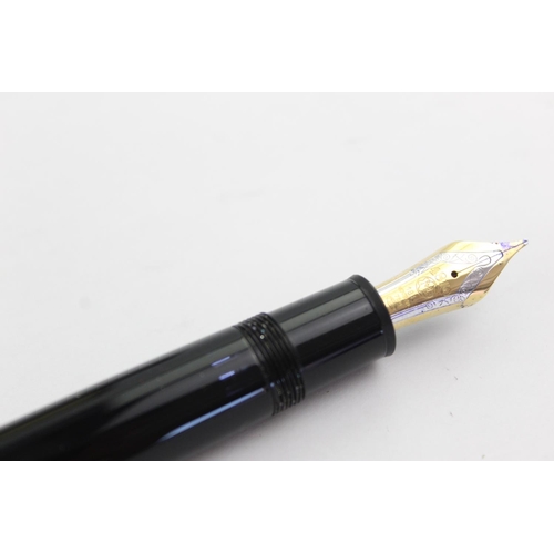 502 - MONTBLANC Meisterstuck No.149 Black FOUNTAIN PEN w/ 18ct Gold Nib WRITING Boxed