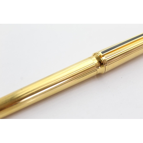 510 - S.T DUPONT Gold Plated BALLPOINT PEN / Biro WRITING - 56JHD36 Boxed (34g)