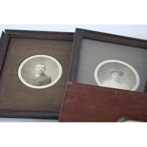 335 - 5 x Antique / Vintage Wooden Picture Frames Inc. Victorian, Portraits Etc