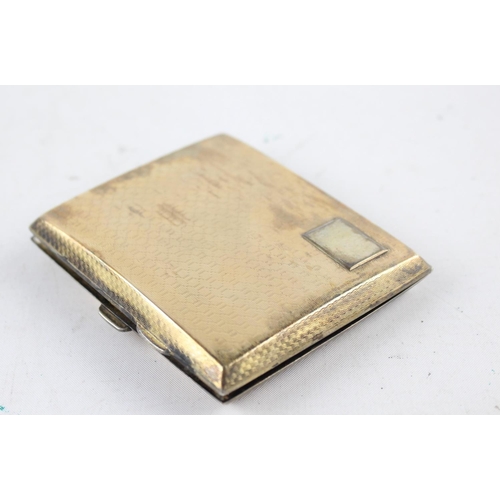 341 - Vintage Hallmarked 1926 Birmingham STERLING SILVER Cigarette Case (97g)