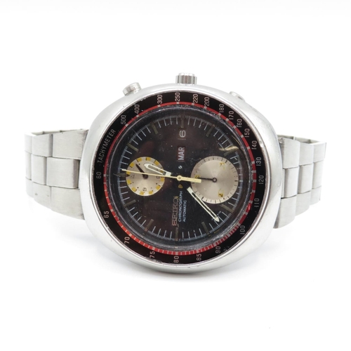 401 - seiko ufo automatic chronograph watch automatic, watch is fully working chronograph stop and reset d... 