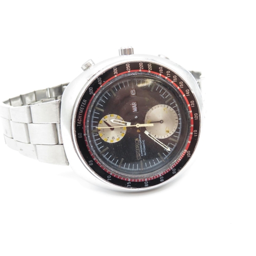 401 - seiko ufo automatic chronograph watch automatic, watch is fully working chronograph stop and reset d... 