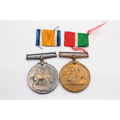 191 - WW1 Mercantile Marine Medal Pair w/ Box, Award Notice, Etc