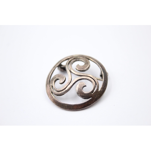 236 - X 4 .925 Scottish/Celtic Design Brooches