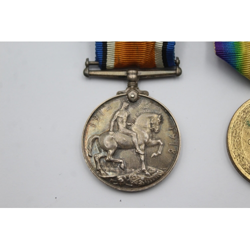 286 - WW1 Medal Pair & Original Long Ribbons to 5064 Pte J. Thomson Royal Highlanders