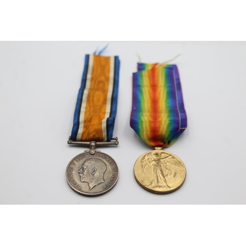 286 - WW1 Medal Pair & Original Long Ribbons to 5064 Pte J. Thomson Royal Highlanders