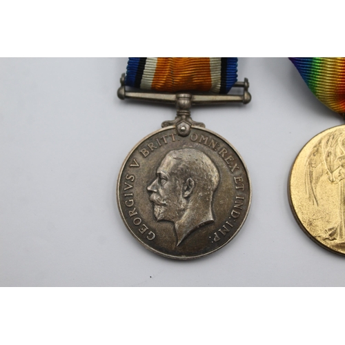 286 - WW1 Medal Pair & Original Long Ribbons to 5064 Pte J. Thomson Royal Highlanders