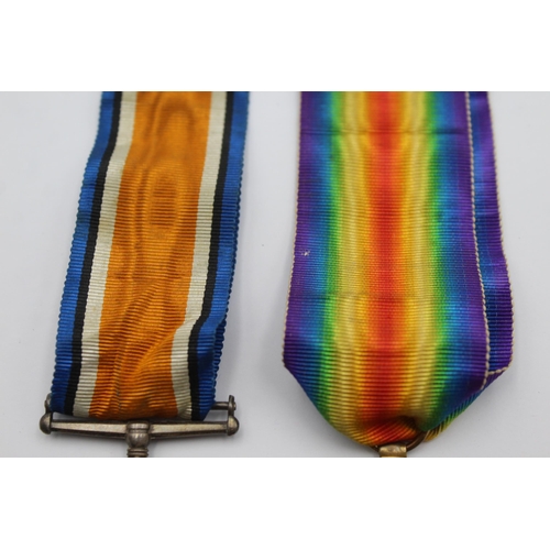 286 - WW1 Medal Pair & Original Long Ribbons to 5064 Pte J. Thomson Royal Highlanders