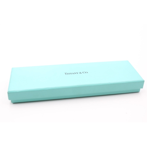 296 - Tiffany & Co silver ball point pen with box