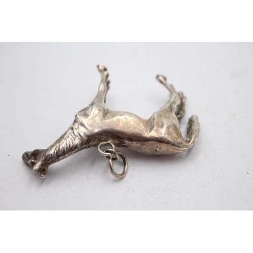 315 - Vintage Hallmarked 1975 London STERLING SILVER Horse Charm / Figure (36g)