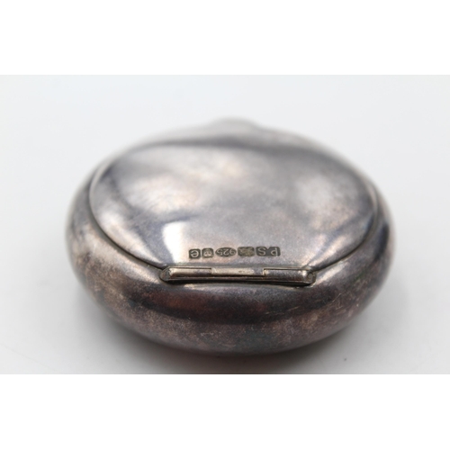 330 - Hallmarked 2004 London STERLING SILVER Squeeze Action Snuff Box (56g)