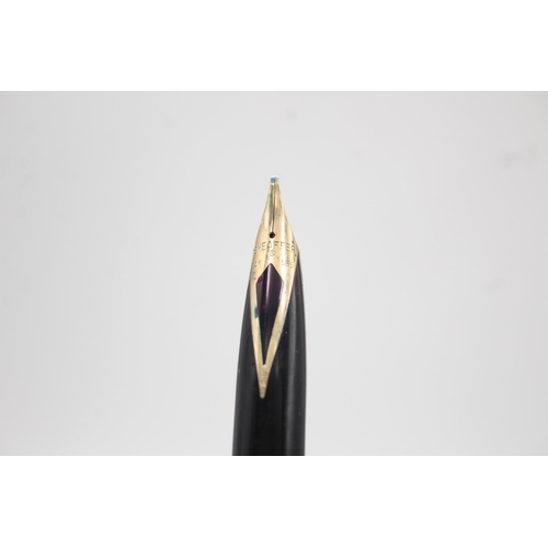 369 - Vintage SHEAFFER Targa .925 STERLING SILVER Fountain Pen w/ 14ct Gold Nib (30g)