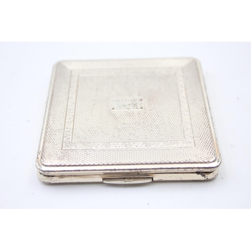 309 - Vintage Hallmarked .925 Sterling Silver KIGU Ladies Vanity Compact (118g)