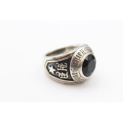 185 - A Statement Silver Ring By Harley Davidson (29g)