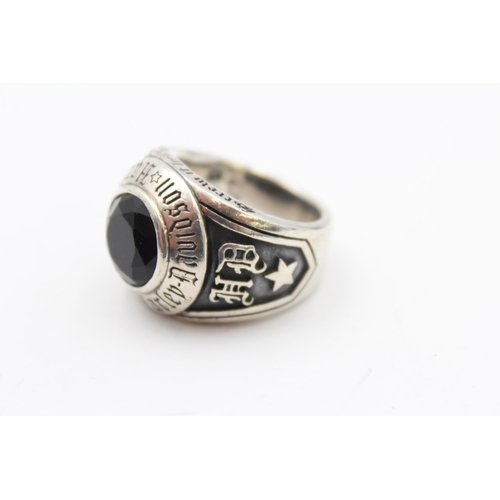 185 - A Statement Silver Ring By Harley Davidson (29g)