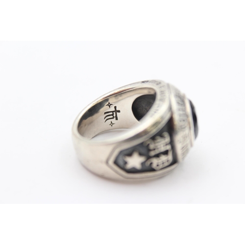 185 - A Statement Silver Ring By Harley Davidson (29g)