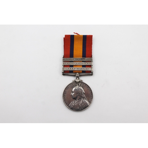 196 - Boer War Queens South Africa medal named H928 Pte J Williams South Staffs regiment