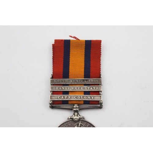 196 - Boer War Queens South Africa medal named H928 Pte J Williams South Staffs regiment