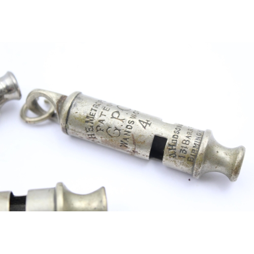 204 - 5x Whistles including British Railways, Scottish Air Ministry, GPO Wandsworth etc.