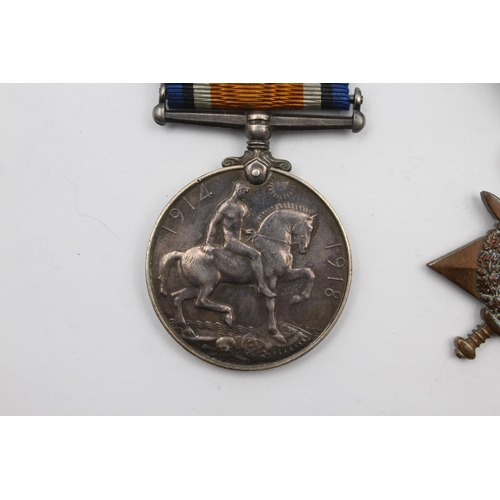 206 - WWI 1914-15 Star Trio named 10275 Pte. E Heys Lancashire Fusiliers