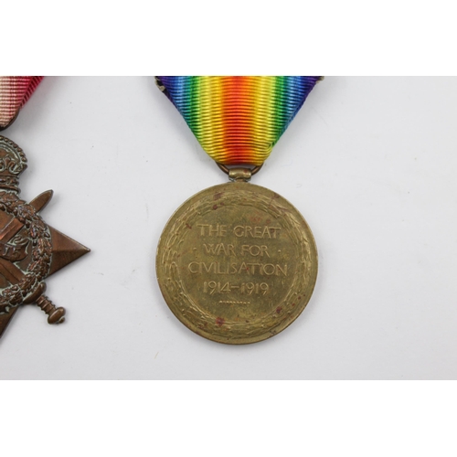 206 - WWI 1914-15 Star Trio named 10275 Pte. E Heys Lancashire Fusiliers