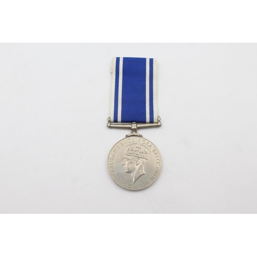 210 - 2x Police Long Service Medals including boxed ERII named Const. Peter J Vincent GVI Inspector David ... 