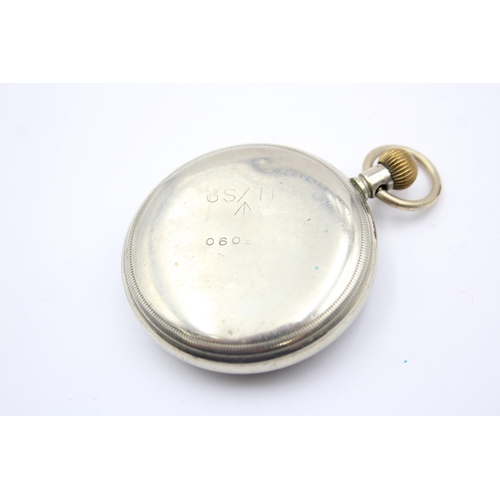 213 - Vintage Gents WWII GS/TP Military Issued POCKET WATCH Hand-Wind WORKING