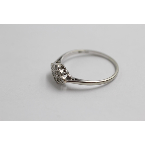 23 - 18ct White Gold Diamond Dress Ring (1.8g) size  R