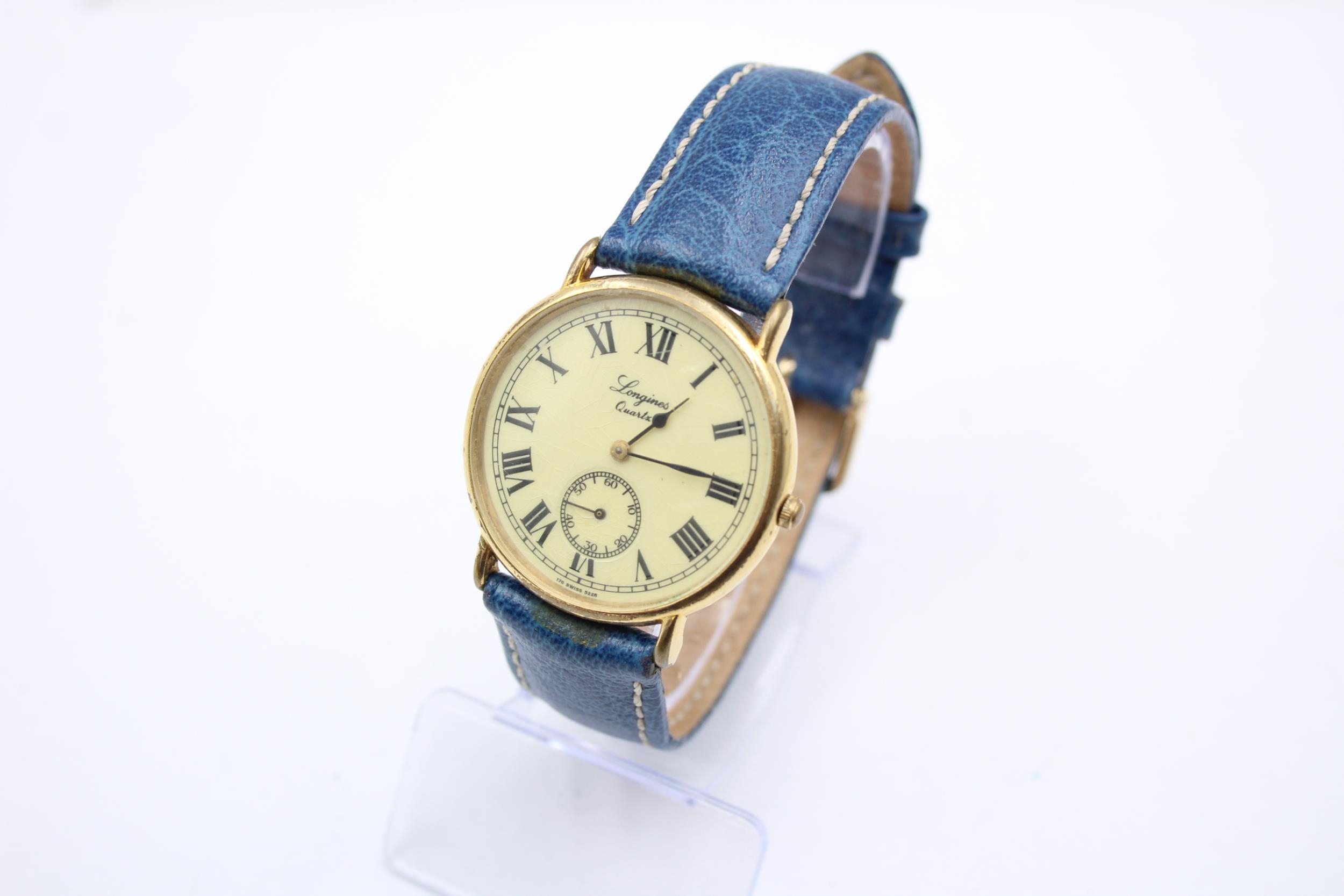 Gents LONGINES CHARLESTON Gold Tone Dress Style WRISTWATCH Quartz