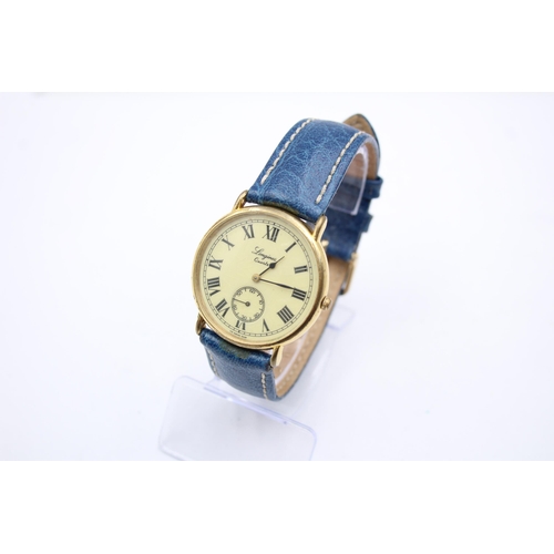 Gents LONGINES CHARLESTON Gold Tone Dress Style WRISTWATCH Quartz