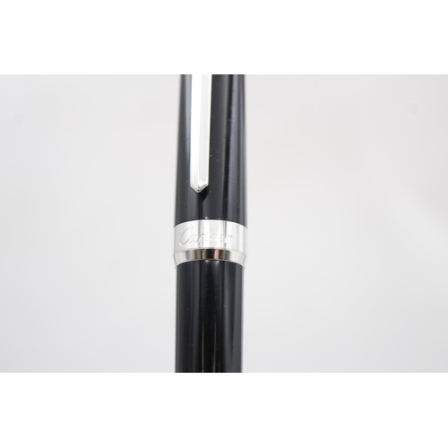 282 - CARTIER Black Lacquer ROLLERFBALL Pen 067917